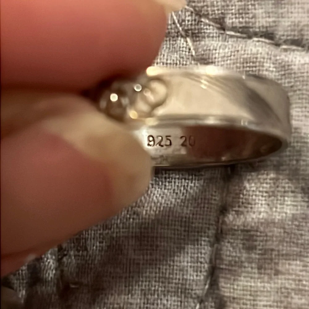 Vintage Olympics rings sterling silver ring size 8.5